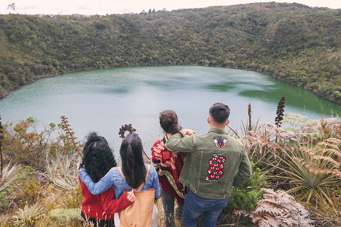 Shared Tour Zipaquirá Salt Cathedral and Guatavita Lagoon - Walking Up to Sacred Guatavita Lagoon
